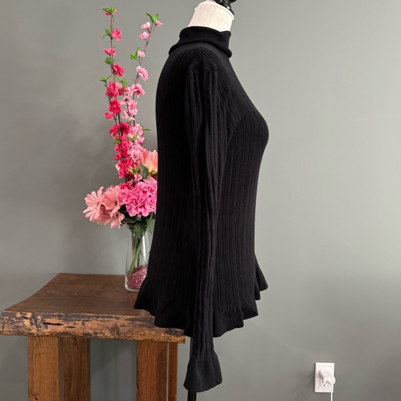 Tape Measure Turtle Neck Long Sleeve - Picture 2 of 11